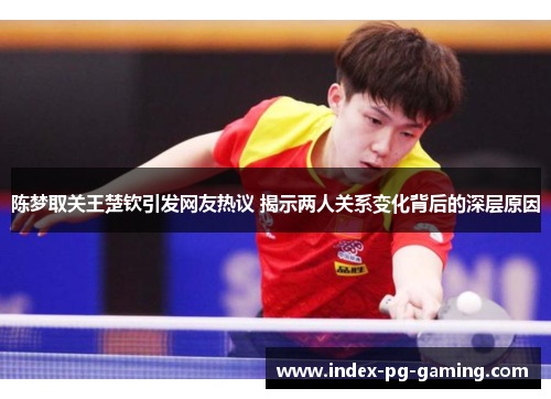 陈梦取关王楚钦引发网友热议 揭示两人关系变化背后的深层原因 陈梦取关王楚钦引发网友热议 揭示两人关系变化背后的深层原因